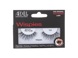 Kunstripsmed Ardell Wispies 704, must hind ja info | Kunstripsmed, ripsmekoolutajad | kaup24.ee