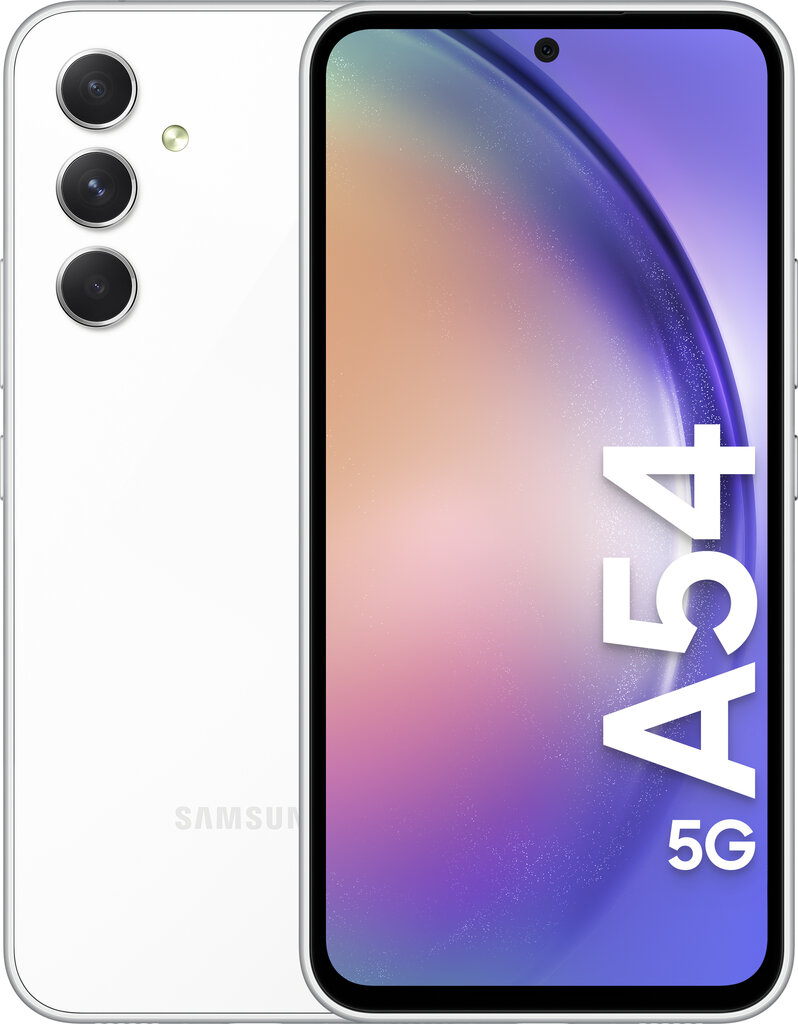 Samsung Galaxy A54 5G 8/256GB SM-A546BZW White цена и информация | Telefonid | kaup24.ee