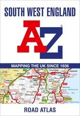 South West England A-Z Road Atlas цена и информация | Путеводители, путешествия | kaup24.ee