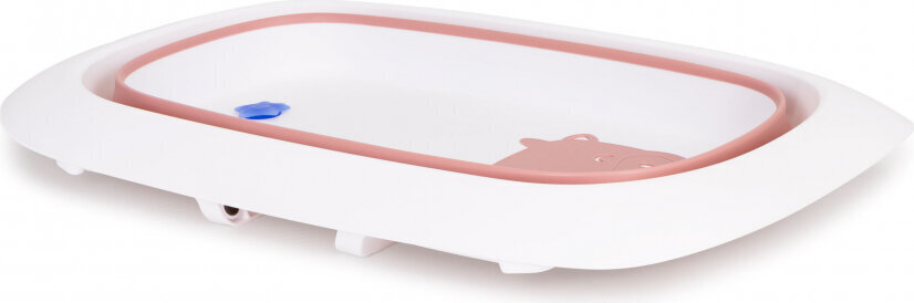 Ecotoys Baby bath pink folding bathtub with drain - Fudge hind ja info | Vannitooted | kaup24.ee