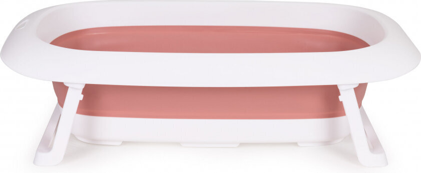 Ecotoys Baby bath pink folding bathtub with drain - Fudge цена и информация | Vannitooted | kaup24.ee