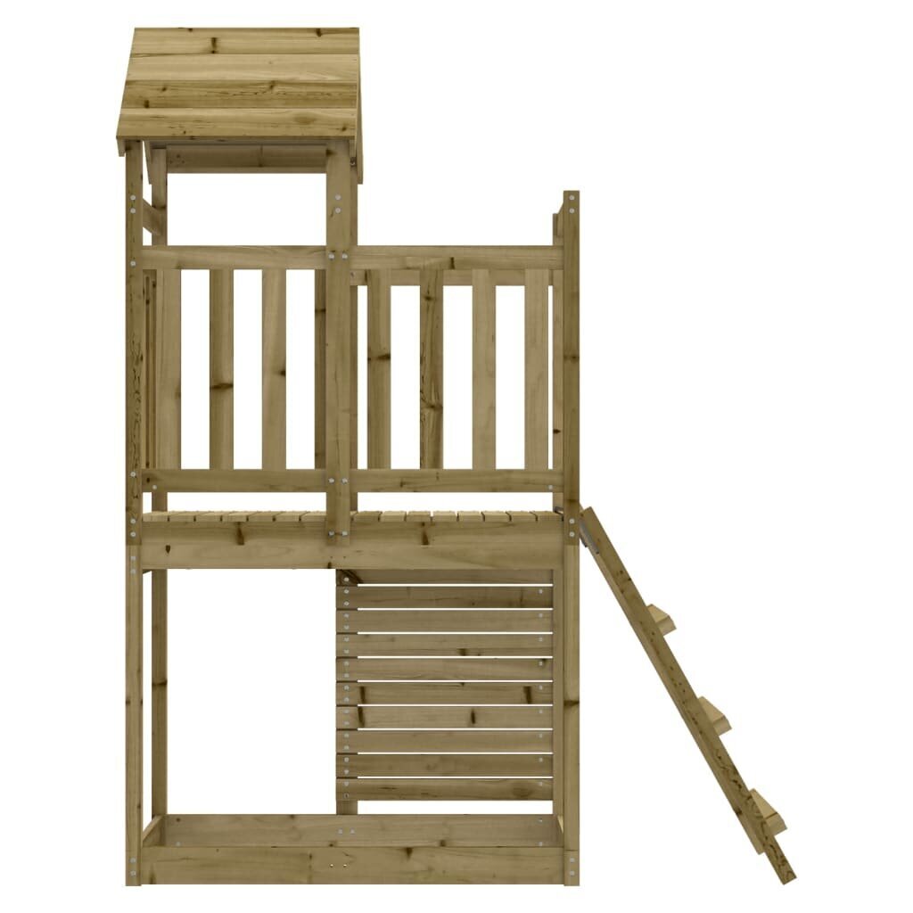 vidaXL mängutorn redeli ja ronimisseinaga, 52,5 x 110,5 x 214 cm hind ja info | Mänguväljakud, mängumajad | kaup24.ee