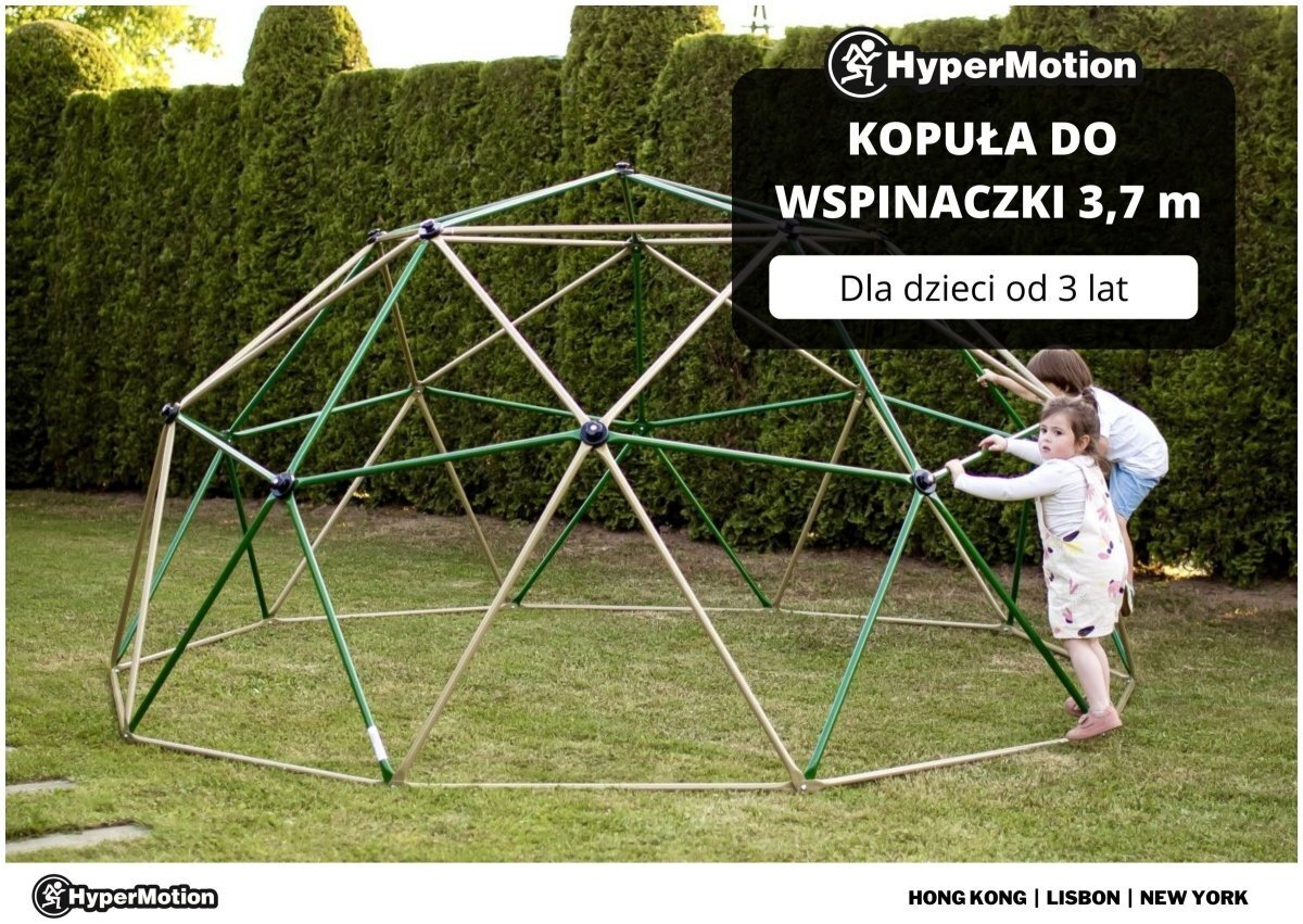 HyperMotion laste ronimiskuppel XXXL, geodome, aiamänguväljak, läbimõõt: 3.7m цена и информация | Mänguväljakud, mängumajad | kaup24.ee