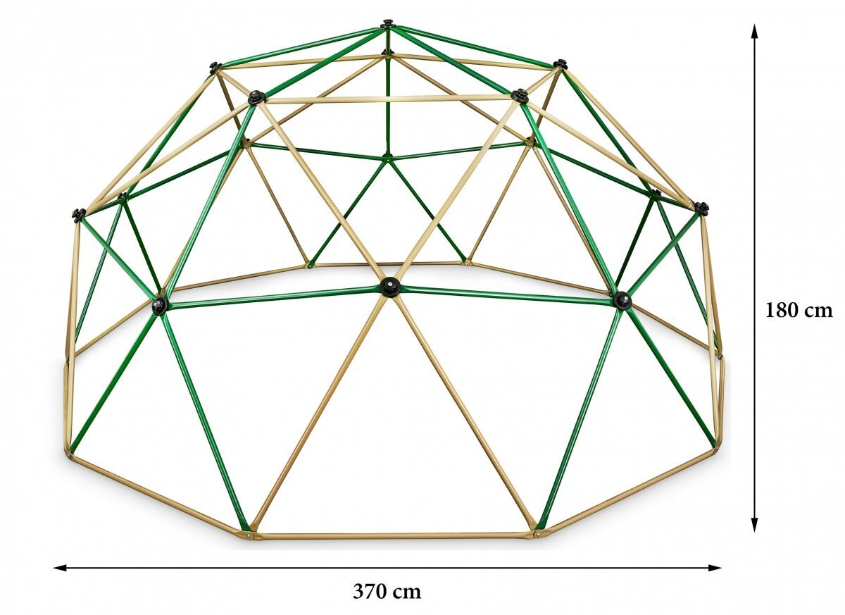 HyperMotion laste ronimiskuppel XXXL, geodome, aiamänguväljak, läbimõõt: 3.7m цена и информация | Arendavad mänguasjad | kaup24.ee