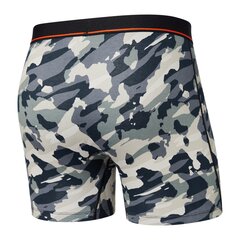 Meeste bokserid, Saxx Nonstop Streach Boxer Brief, Grafiit - Pop Grunge Camo 67150-601 цена и информация | Мужские боксеры | kaup24.ee