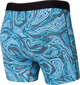 Meeste bokserid, Saxx Quest Boxer Brief Fly, Malibu - Ripple Effect 65186-600 hind ja info | Meeste aluspesu | kaup24.ee