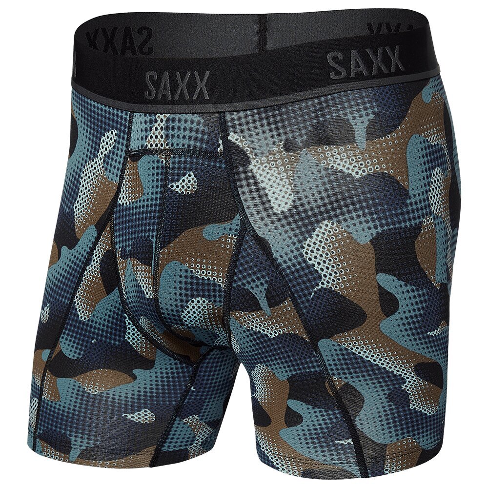 Meeste bokserid, Saxx Kinetic Mesh Boxer Brief, Navy - Fancy Camo 65317-601 цена и информация | Meeste aluspesu | kaup24.ee