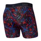 Meeste bokserid, Saxx Kinetic Mesh Boxer Brief, Multi - Fireworks 65318-600 hind ja info | Meeste aluspesu | kaup24.ee