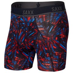 Meeste bokserid, Saxx Kinetic Mesh Boxer Brief, Multi - Fireworks 65318-600 цена и информация | Мужские трусы | kaup24.ee