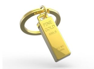 Брелок Metalmorphose - MTM044 - Брелок для ключей из золотого слитка цена и информация | Брелки | kaup24.ee