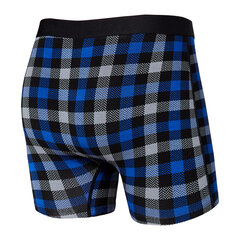 Meeste bokserid, Saxx Vibe Boxer Brief, sinine - Checkered 65117-600 цена и информация | Мужские трусы | kaup24.ee