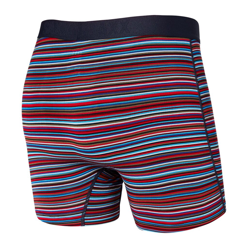 Meeste bokserid, Saxx Vibe Boxer Brief, Sinine - Vibrant Stripe 65118-600 hind ja info | Meeste aluspesu | kaup24.ee