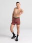 Meeste bokserid, Saxx Quest Qdm Boxer Brief Fly, Punane - Solar Stripe 65128-601 цена и информация | Meeste aluspesu | kaup24.ee