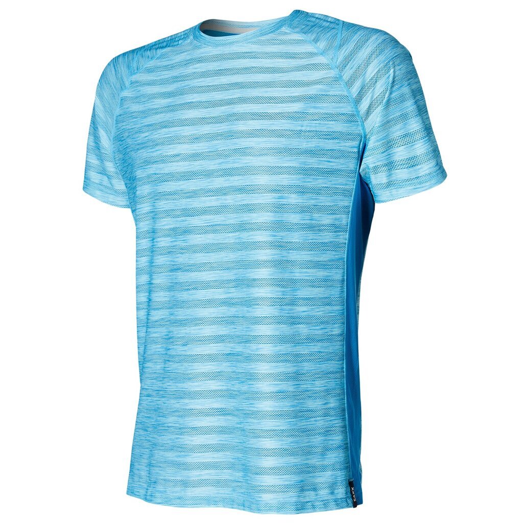 Meeste T-särk, Saxx Hot Shot SS Tech Tee, Malibu - Heather 64672-600 цена и информация | Meeste T-särgid | kaup24.ee