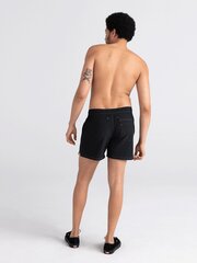Meeste ujumispüksid, Saxx Oh Buoy 2n1 Volley 5", must 64675-600 hind ja info | Ujumispüksid, shortsid | kaup24.ee