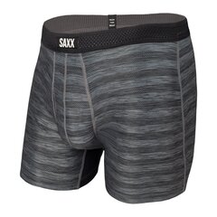 Meeste bokserid, Saxx Droptemp Cool Mesh Boxer Brief Fly, must - Heather 64705-600 hind ja info | Meeste aluspesu | kaup24.ee