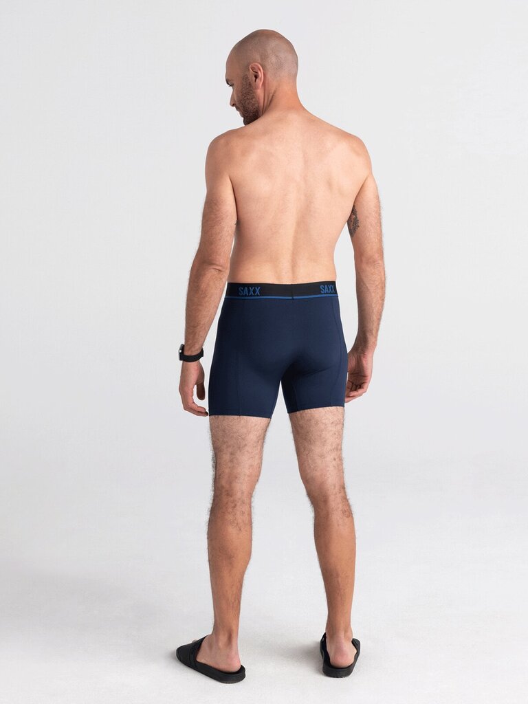 Meeste bokserid, Saxx Kinetic Mesh Boxer Brief, Navy/City Sinine 63695-601 цена и информация | Meeste aluspesu | kaup24.ee