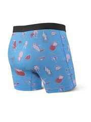 Meeste bokserid, Saxx Vibe Boxer Brief, Sinine - Escape 63775-600 цена и информация | Мужские боксеры | kaup24.ee