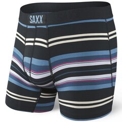 Meeste bokserid, Saxx Vibe Boxer Brief, must - Tartan Stripe 63789-386 цена и информация | Мужские боксеры | kaup24.ee