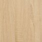 vidaXL kohvilaud, Sonoma tamm, 80x80x36,5 cm, tehispuit hind ja info | Diivanilauad | kaup24.ee