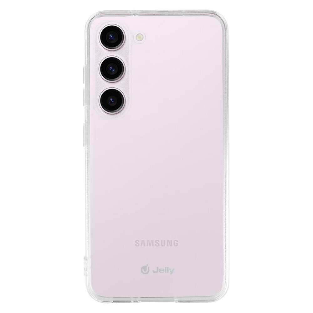 Telefoniümbris Samsung Galaxy S23, Jelly Case, läbipaistev цена и информация | Telefoni kaaned, ümbrised | kaup24.ee