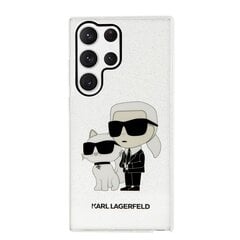 Karl Lagerfeld IML Glitter Karl and Choupette NFT Case for Samsung Galaxy S23 Ultra Transparent цена и информация | Чехлы для телефонов | kaup24.ee