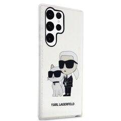 Karl Lagerfeld IML Glitter Karl and Choupette NFT Case for Samsung Galaxy S23 Ultra Transparent цена и информация | Чехлы для телефонов | kaup24.ee