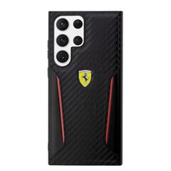 Ferrari ümbris Samsung Galaxy S23 Ultra jaoks, must цена и информация | Чехлы для телефонов | kaup24.ee