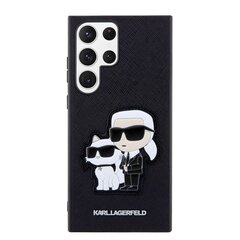 Karl Lagerfeld PU Saffiano Karl and Choupette NFT Case for Samsung Galaxy S23 Ultra Black цена и информация | Чехлы для телефонов | kaup24.ee