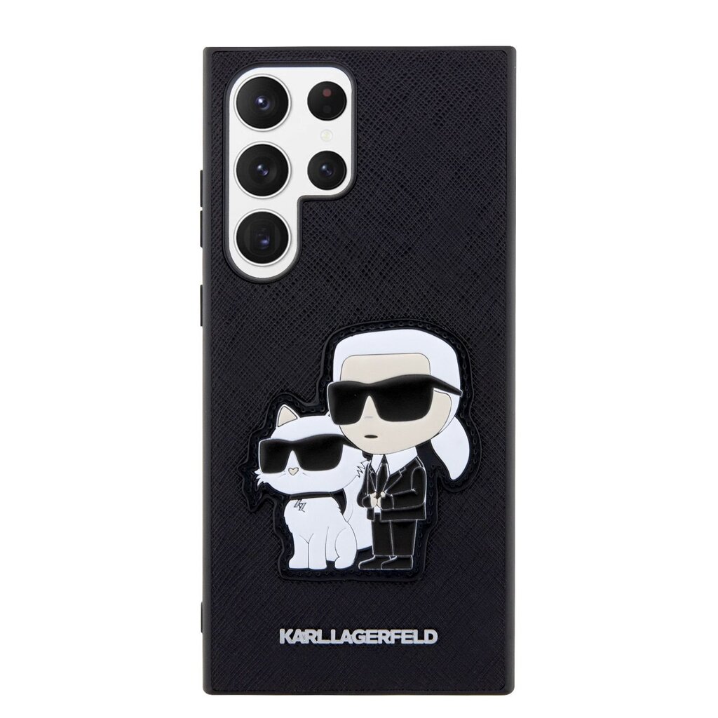 Karl Lagerfeld Saffiano - Samsung Galaxy S23 Ultra , must цена и информация | Telefoni kaaned, ümbrised | kaup24.ee