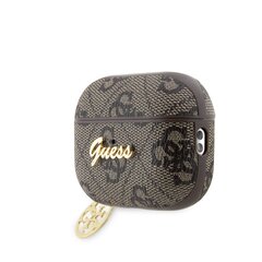 Guess 4G Script Charms PC|PU - Airpods Pro 2 , pruun hind ja info | Kõrvaklappide tarvikud | kaup24.ee