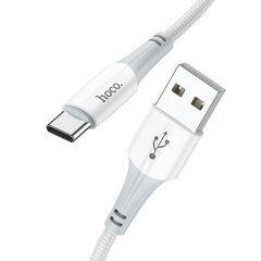 HOCO USB kaabel tüüp C 3A Ferry X70 1m valge hind ja info | Mobiiltelefonide laadijad | kaup24.ee