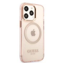Guess Translucent MagSafe Compatible Case for iPhone 13 Pro Max Pink hind ja info | Telefoni kaaned, ümbrised | kaup24.ee