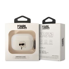 Karl Lagerfeld 3D Logo NFT Karl Head TPU - Airpods Pro , valge hind ja info | Kõrvaklapid | kaup24.ee