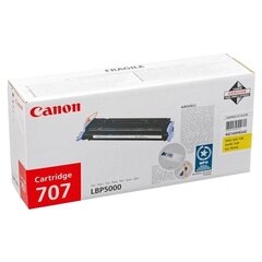 Tindikassett Canon 707Y, kollane, 2000 lk hind ja info | Laserprinteri toonerid | kaup24.ee