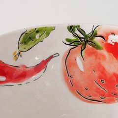 Чаша Boltze Tomato, 34 см цена и информация | Посуда, тарелки, обеденные сервизы | kaup24.ee