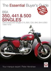 Essential Buyers Guide Bsa 350 & 500 Singles hind ja info | Reisiraamatud, reisijuhid | kaup24.ee