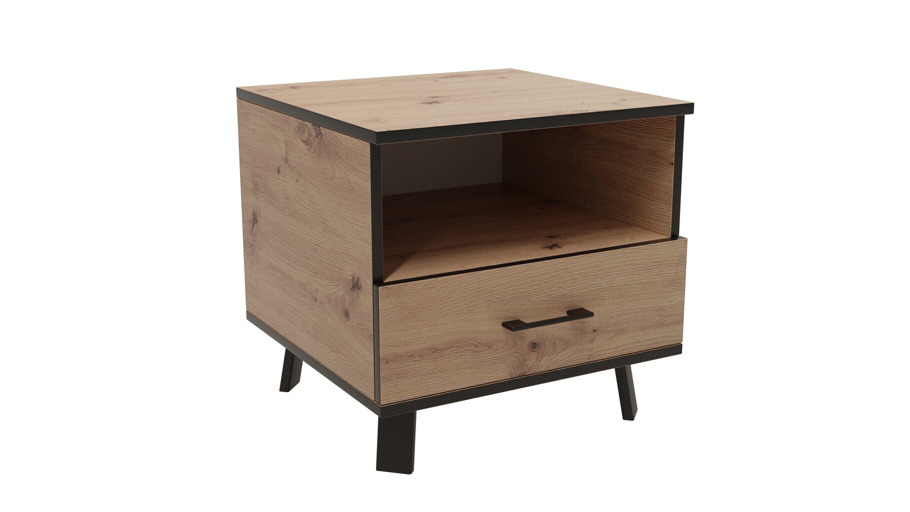 Öökapp ADRK Furniture Lofton Artisan, pruun hind ja info | Öökapid | kaup24.ee