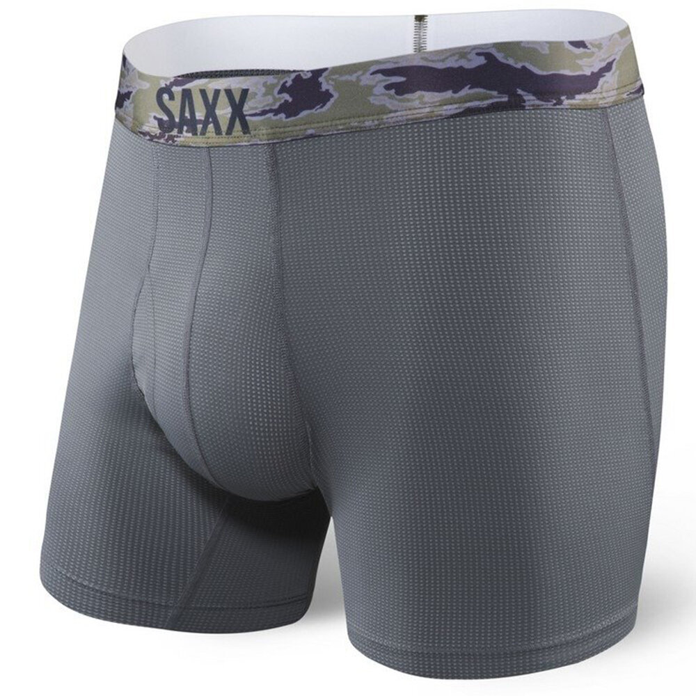 Meeste bokserid, Saxx Quest Qdm Boxer Brief Fly, TumeHall 49432-386 hind ja info | Meeste aluspesu | kaup24.ee