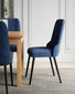 Köögimööbli komplekt ADRK Furniture 83 Rodos, sinine/pruun цена и информация | Söögilauakomplektid | kaup24.ee