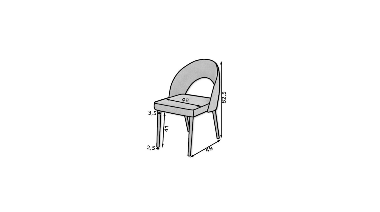 Tool ADRK Furniture 82 Rodos, roheline цена и информация | Söögilaua toolid, köögitoolid | kaup24.ee