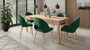 Köögimööbli komplekt ADRK Furniture 82 Rodos, roheline/pruun цена и информация | Комплекты мебели для столовой | kaup24.ee