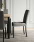 Köögimööbli komplekt ADRK Furniture 81 Rodos, hall/pruun hind ja info | Söögilauakomplektid | kaup24.ee