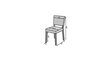 Tool ADRK Furniture 80 Rodos, must цена и информация | Söögilaua toolid, köögitoolid | kaup24.ee
