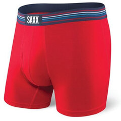 Meeste bokserid, Saxx Ultra Boxer Brief Fly, punane 55774-386 hind ja info | Meeste aluspesu | kaup24.ee