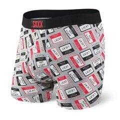 Meeste bokserid, Saxx Ultra Boxer Brief Fly, Hall - Name Tag 61047-599 цена и информация | Мужские трусы | kaup24.ee