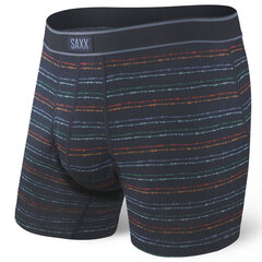 Meeste bokserid, Saxx Daytripper Boxer Brief Fly, Navy - Splatter Stripe 61346-386 цена и информация | Мужские трусы | kaup24.ee