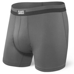 Meeste bokserid, Saxx Sport Mesh Boxer Brief Fly, Grafiit 61362-601 цена и информация | Мужские трусы | kaup24.ee