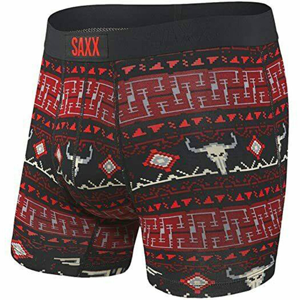 Meeste bokserid, Saxx Vibe Boxer Brief, Must - Story Blanket 61383-386 цена и информация | Meeste aluspesu | kaup24.ee