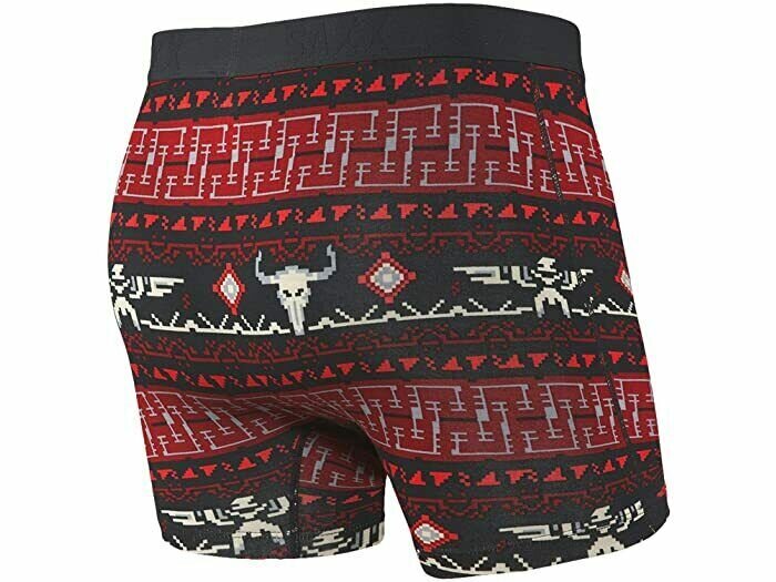 Meeste bokserid, Saxx Vibe Boxer Brief, Must - Story Blanket 61383-386 цена и информация | Meeste aluspesu | kaup24.ee